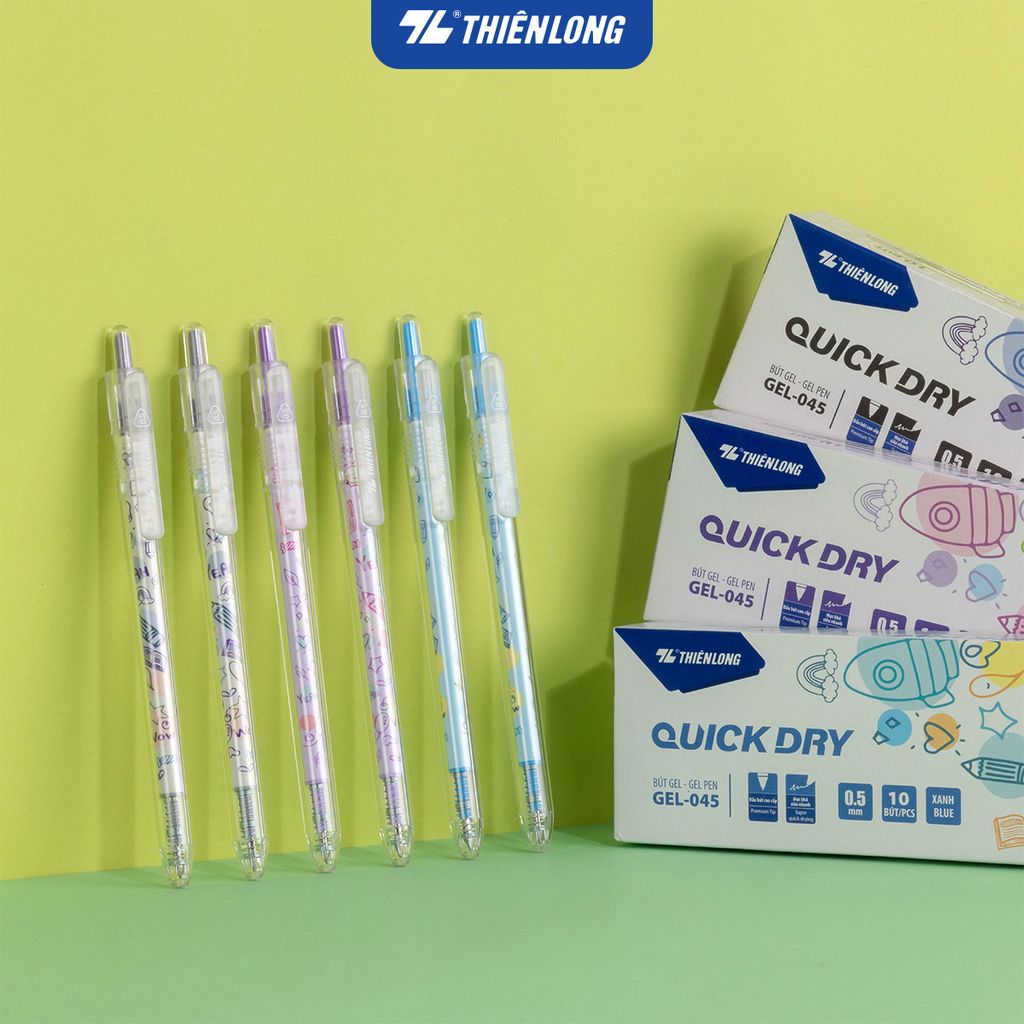 Bút gel Quick Dry Thiên Long GEL-045