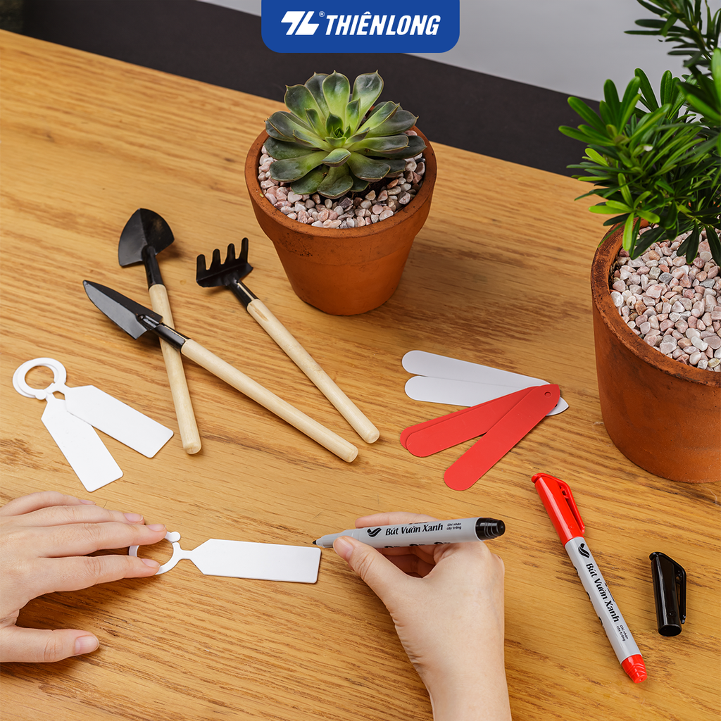 Túi 2 Bút vườn xanh Thiên Long PM-022 - Khô nhanh, bền màu với thời tiết