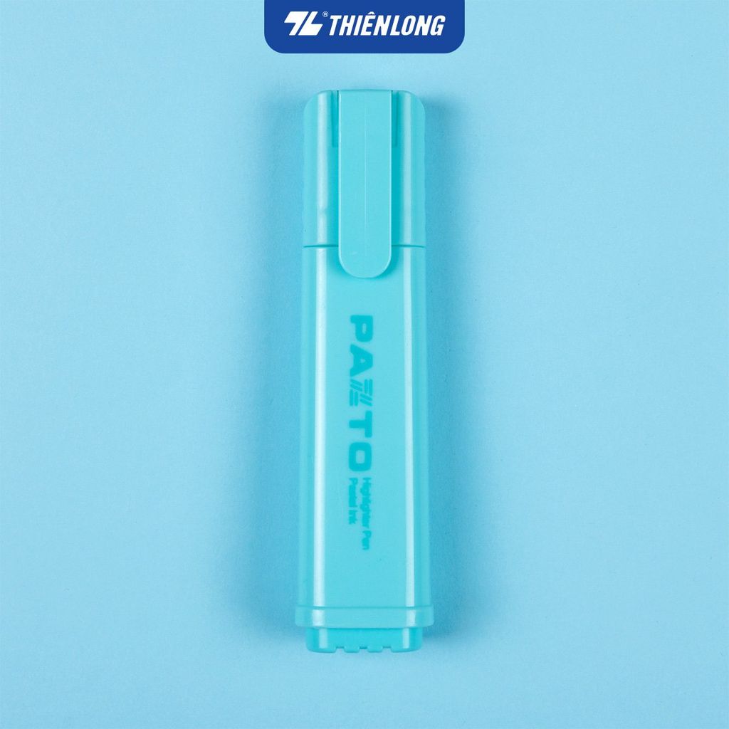 Bút dạ quang màu Pastel Thiên Long Flexoffice Pazto FO-HL009/VN - Bút dạ quang rửa được - Photocopy không làm mất nét chữ bên dưới