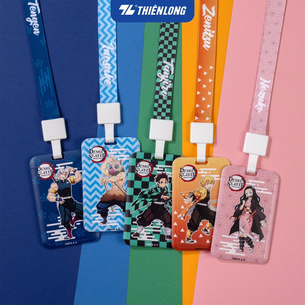 Dây thẻ đeo bảng tên nhân viên sinh viên Demon Slayer Thiên Long - Kimetsu no Yaiba