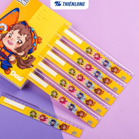 Thước thẳng 20cm Thiên Long TP-SR011/AK - Nhân vật Akooland thế giới học cụ thần kỳ