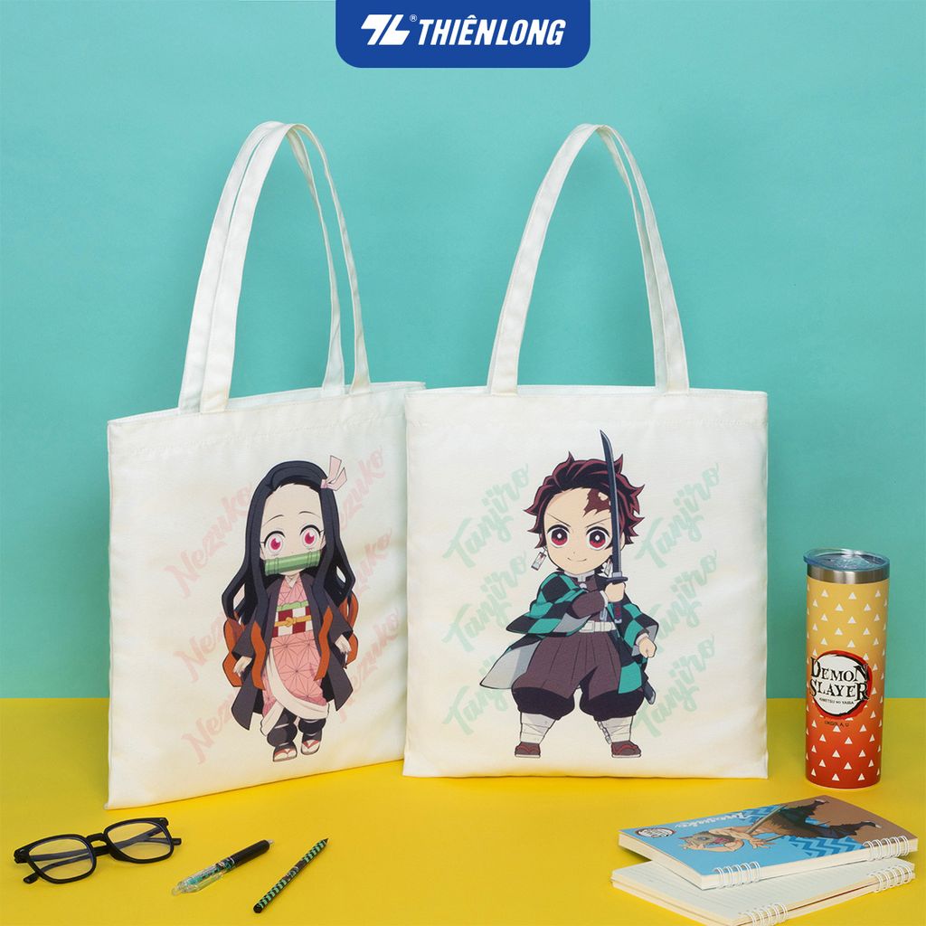 Túi vải Tote nhân vật Demon Slayer Thiên Long TB-001/DS
