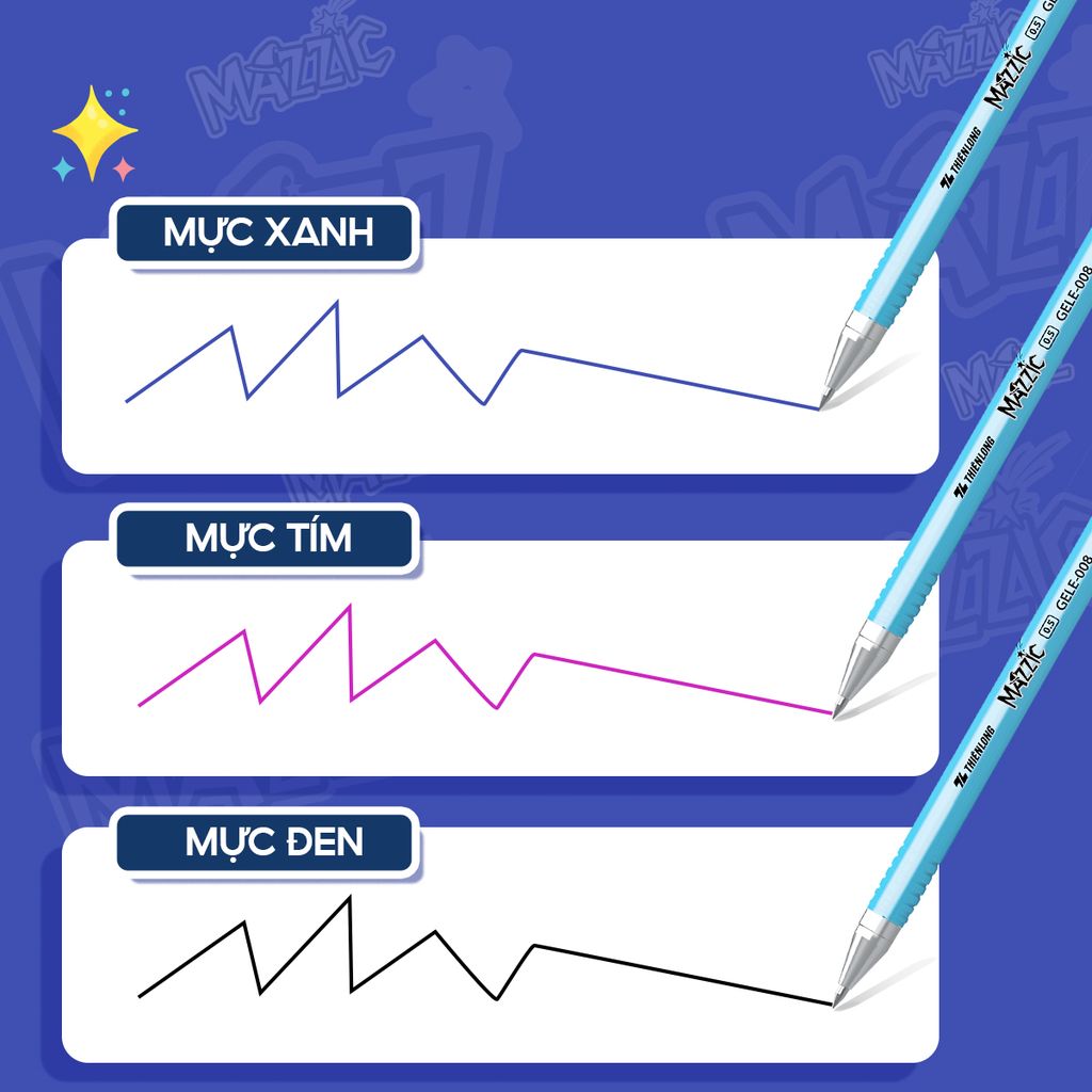 Bút gel xóa được Mazzic Thiên Long GELE-008