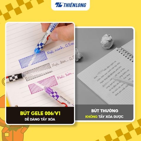 Combo 5/10/20 Bút gel xóa được Mazzic Thiên Long GELE-006/V1