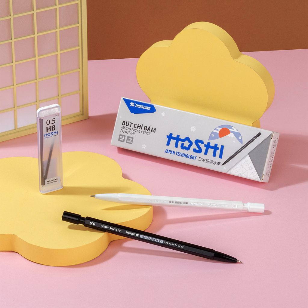 Bút chì bấm Hoshi Thiên Long PC-037/HS - Công nghệ Nhật Bản