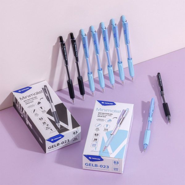 Combo 5/10/20 Bút gel B - Minimalist Butter Gel Thiên Long GELB-023
