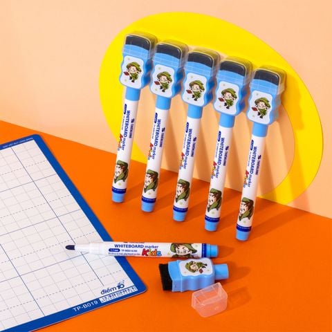 Bút lông bảng - Whiteboard Marker for Kids Thiên Long TP-WB016/AK - Nét viết 1.1mm Không Xylene Không độc hại - Nhân vật Akooland thế giới học cụ thần kỳ