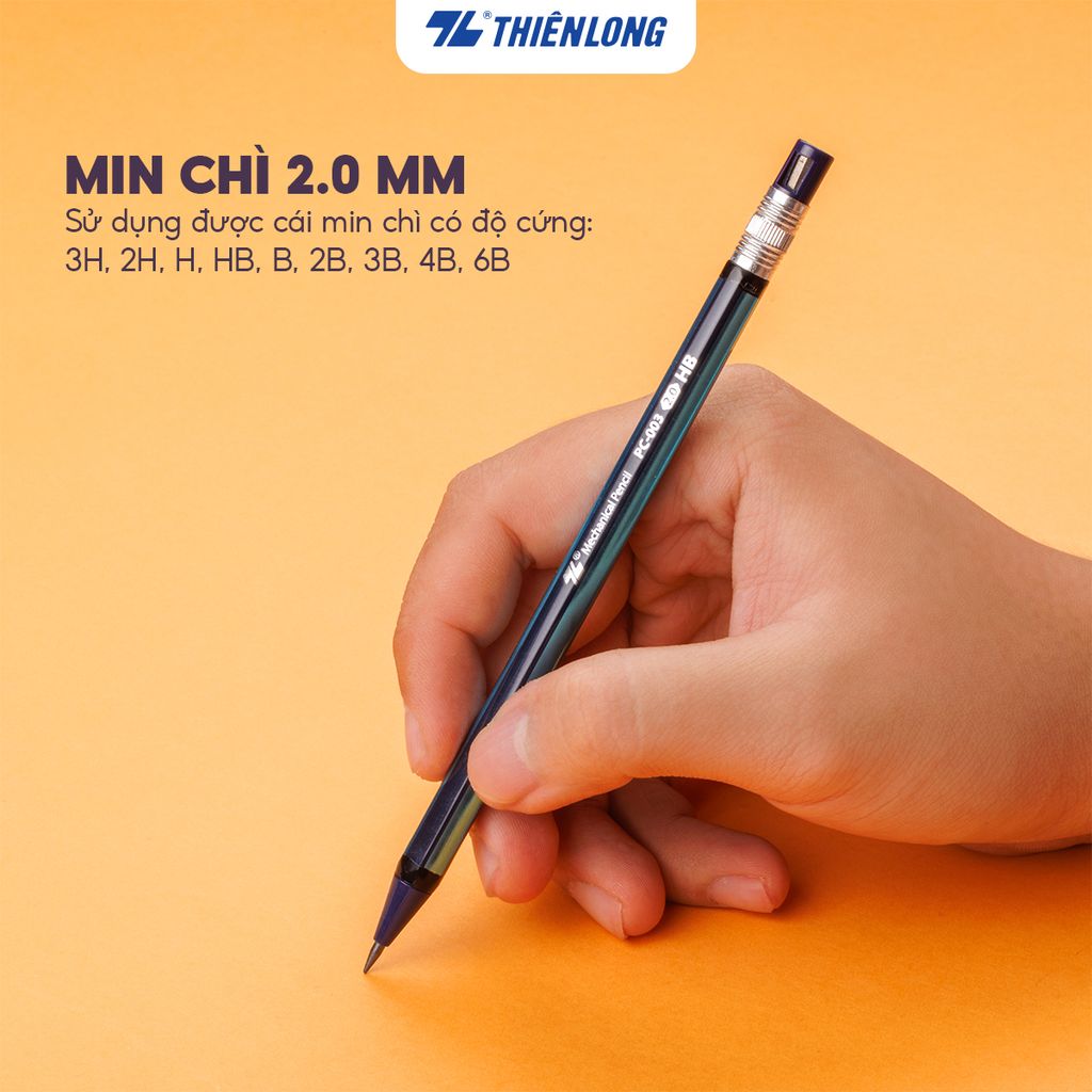 Bút chì bấm Mechanical Thiên Long PC-003 2mm
