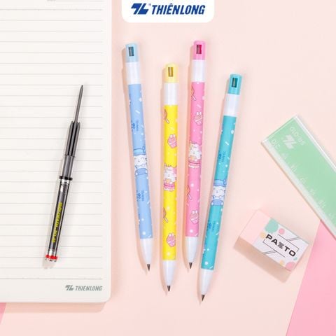 Bút chì bấm Thiên Long PC-029 - Tích hợp chuốt chì trên thân bút - Màu thân ngẫu nhiên