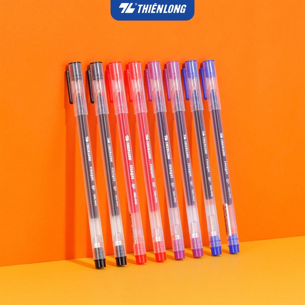 Bút mực gel khô nhanh - nét viết êm mượt Flexgel Thiên Long GEL-042 - Dành cho Văn Phòng Sinh Viên Học sinh
