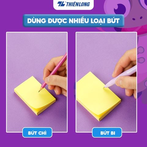 Giấy ghi chú - Giấy notes Pastel Thiên Long - Nhiều kích thước