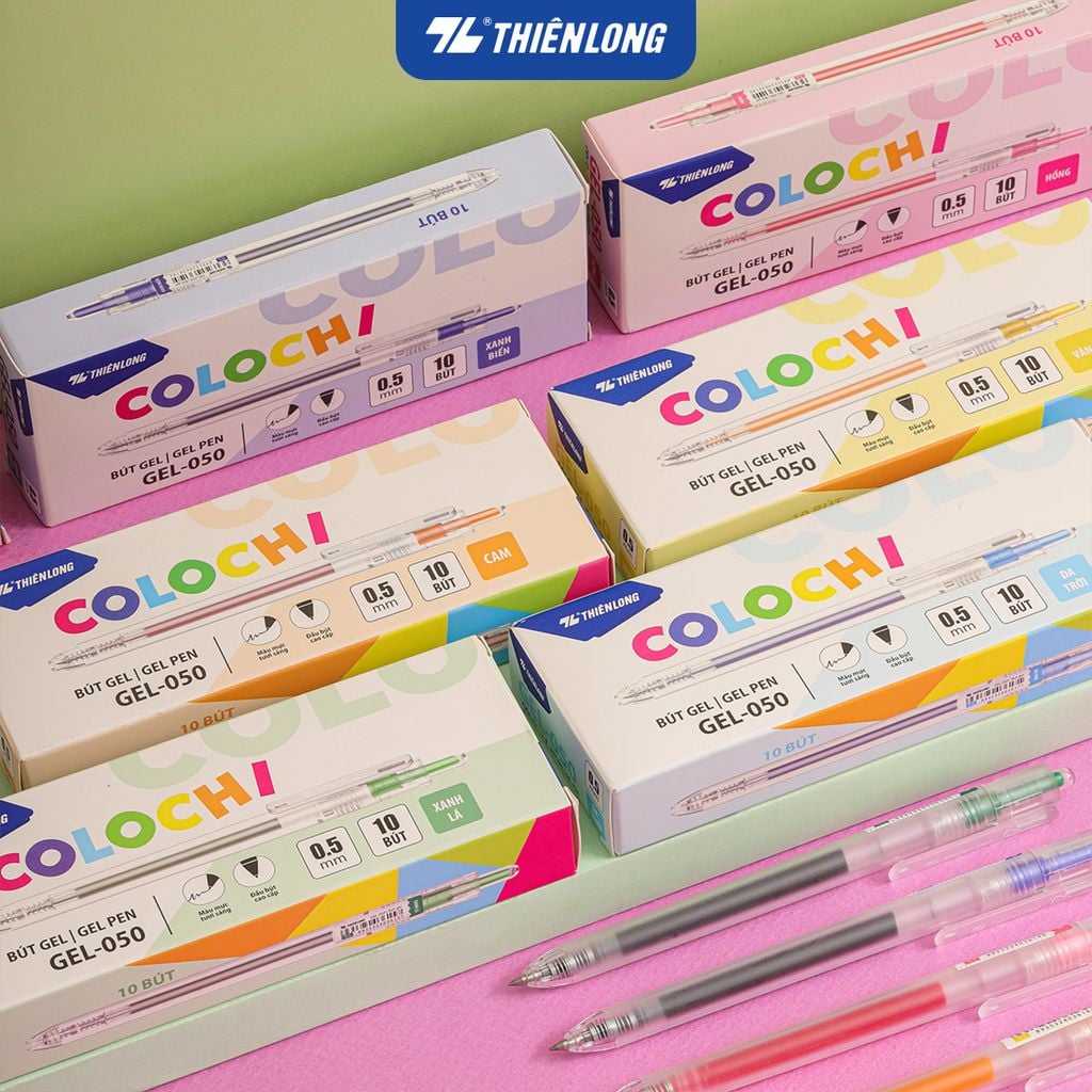 Bút gel Colochi Thiên Long Gel-050