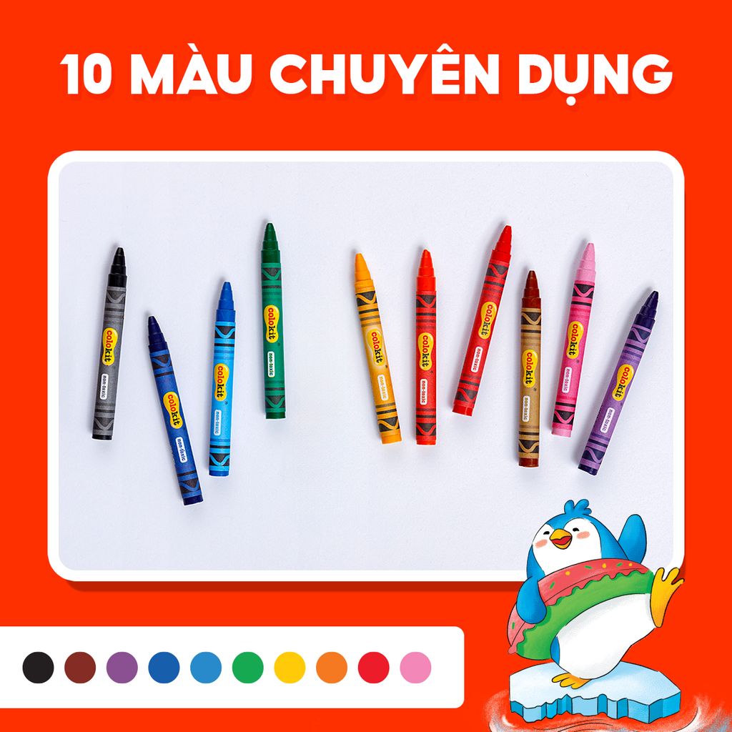 Sáp 24 màu Colokit CR-C09