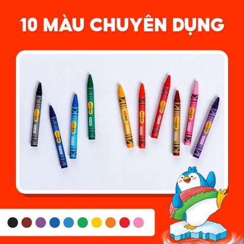 Sáp 10 màu Colokit CR-C015