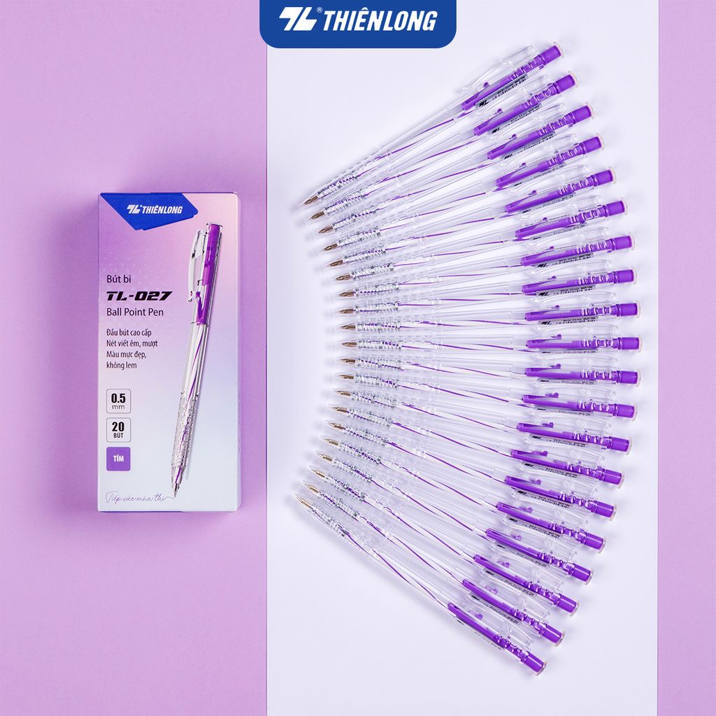 Hộp 20 Bút Bi Thiên Long TL-027