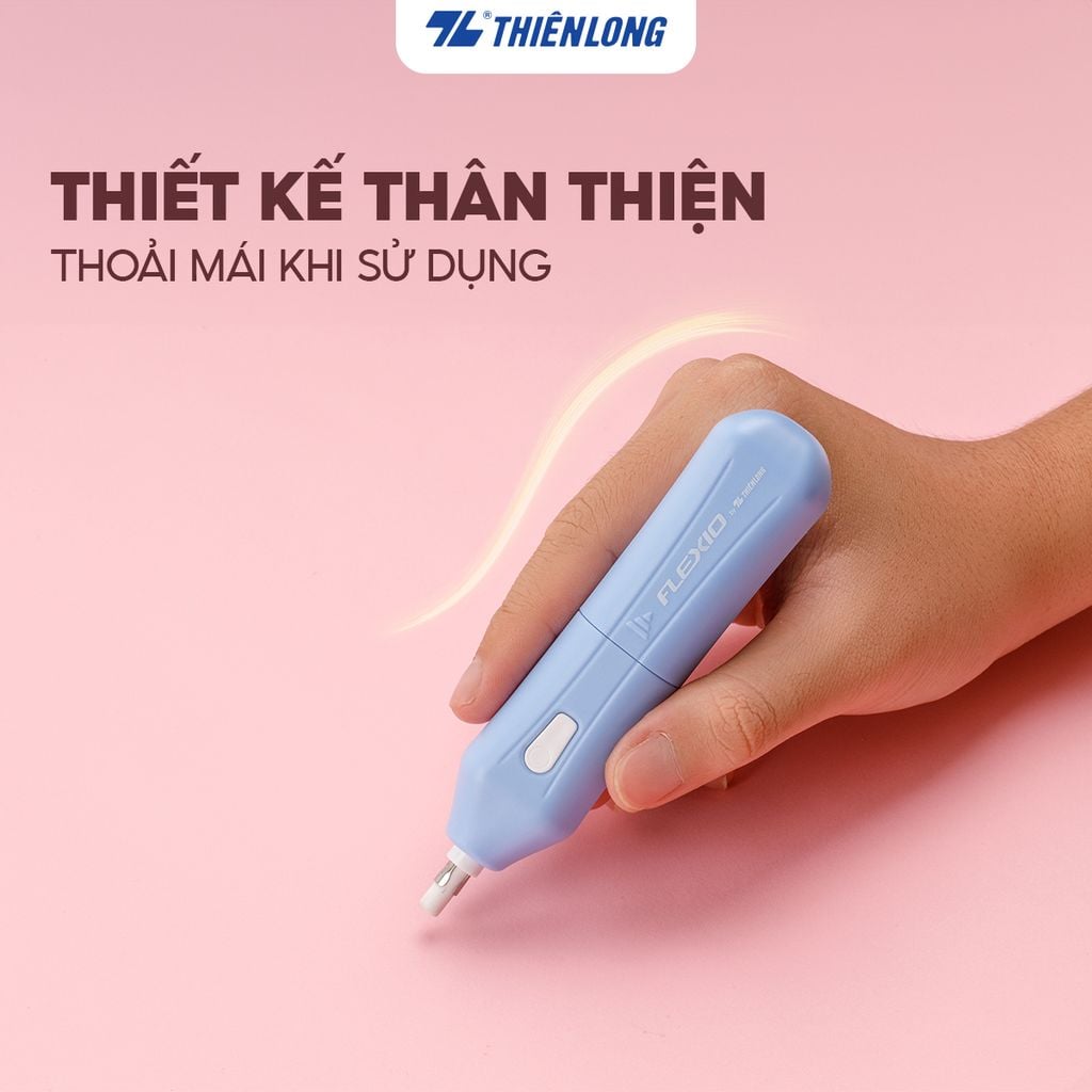 Gôm điện tự động Thiên Long Flexio EE-001 - Không bao gồm pin