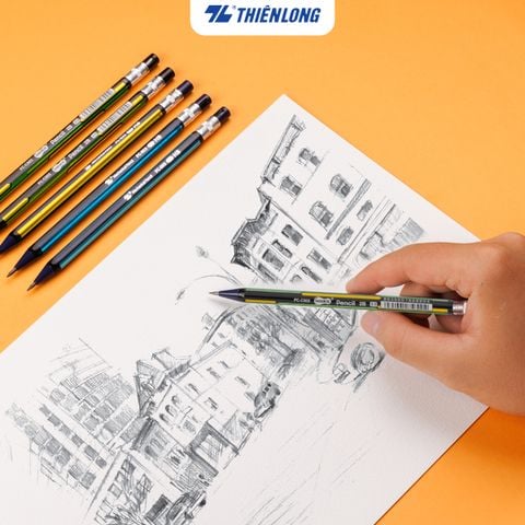 Combo 20 Bút chì bấm Neon Thiên Long Colokit PC-C002