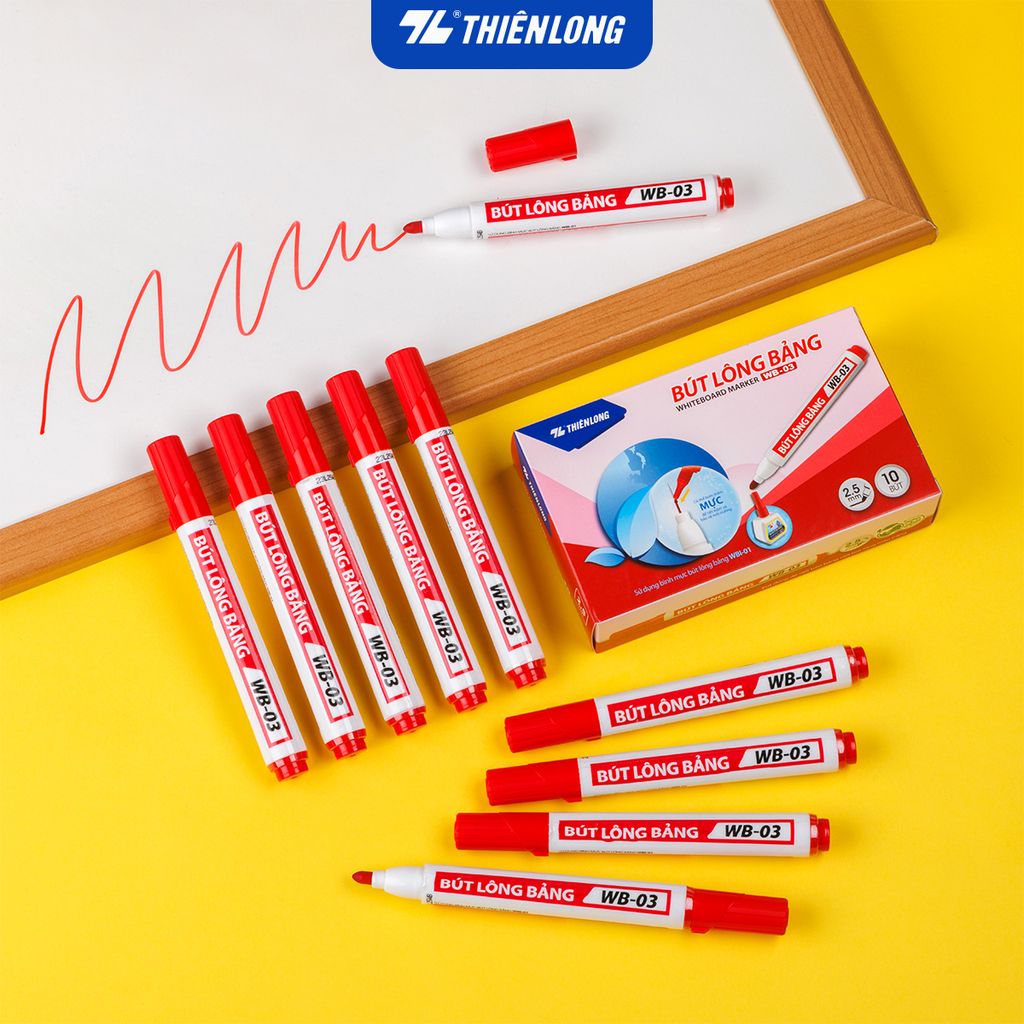 Combo 20 Bút lông bảng Thiên Long WB-03