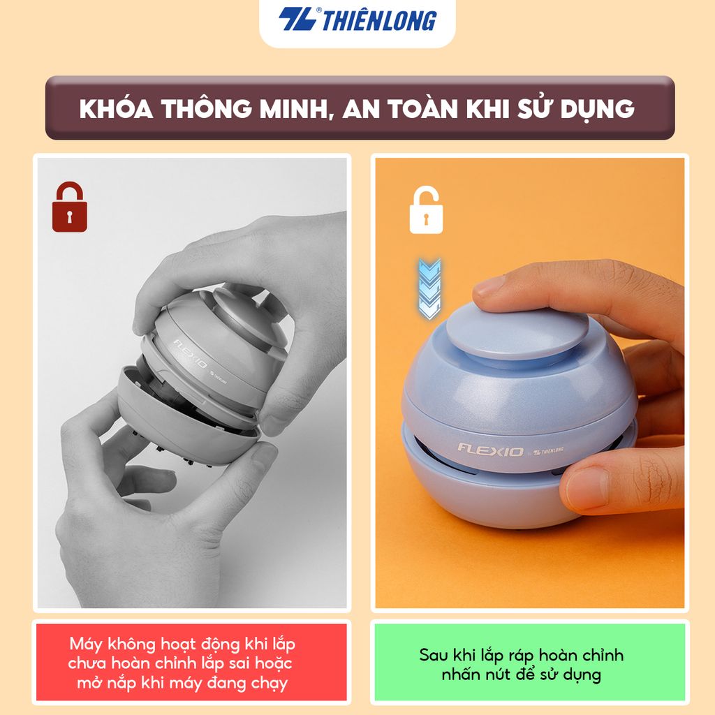 Máy hút bụi mini Thiên Long Flexio MVE-001 - Không bao gồm pin