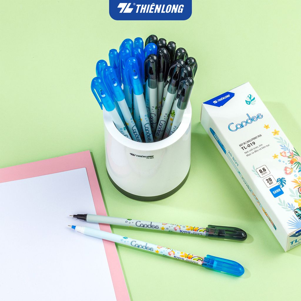 Combo 5/10/20 Bút bi - Ballpoint Pen Candee Thiên Long TL-019