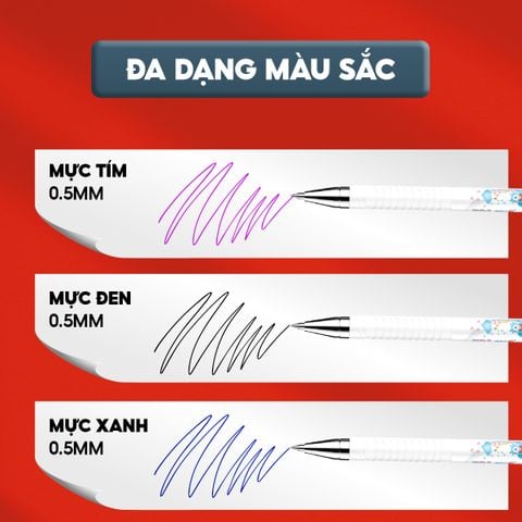 Bút gel xóa được Thiên Long Điểm 10 TP-GELE002