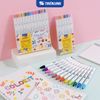  Bút lông 6/12 màu dạng bấm Retractable Fiber Pens Classic Thiên Long Colokit - 0.6mm 