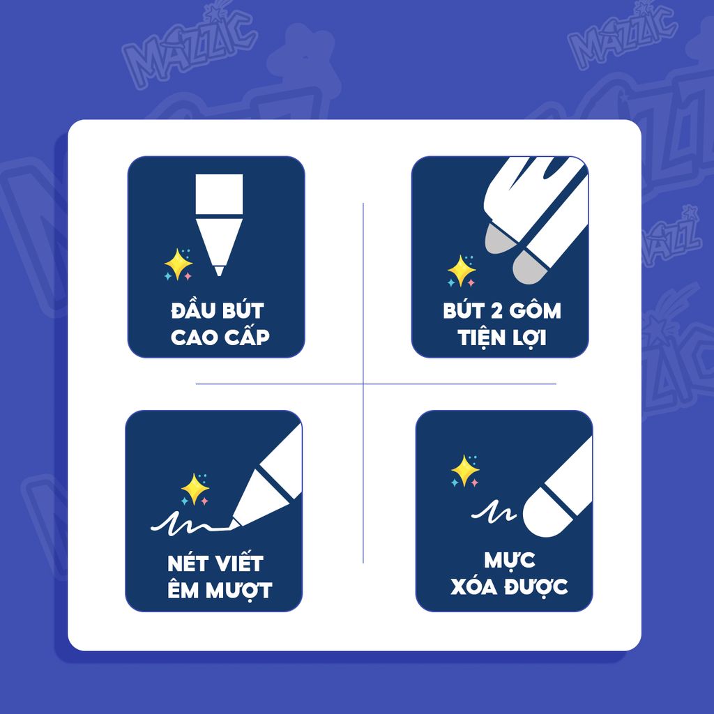 Bút gel xóa được Mazzic Thiên Long GELE-008