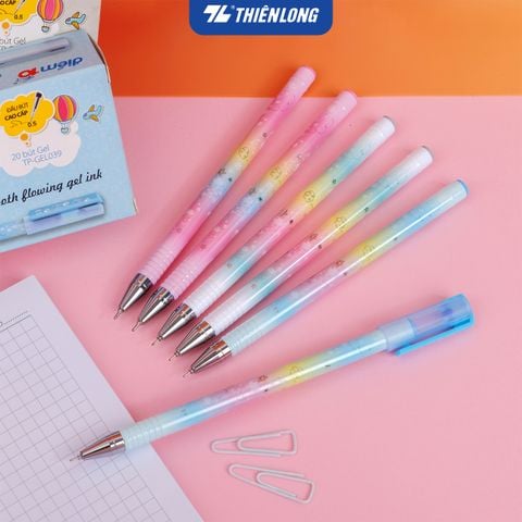 Bút gel Smooth Flowing Gel Ink Thiên Long Điểm 10 TP-GEL039