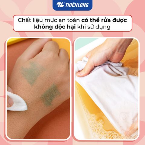 Hộp Bút Lông 36 Màu Fiber Pen Washable - Nét Mảnh Nét To - Colokit SWM-C006