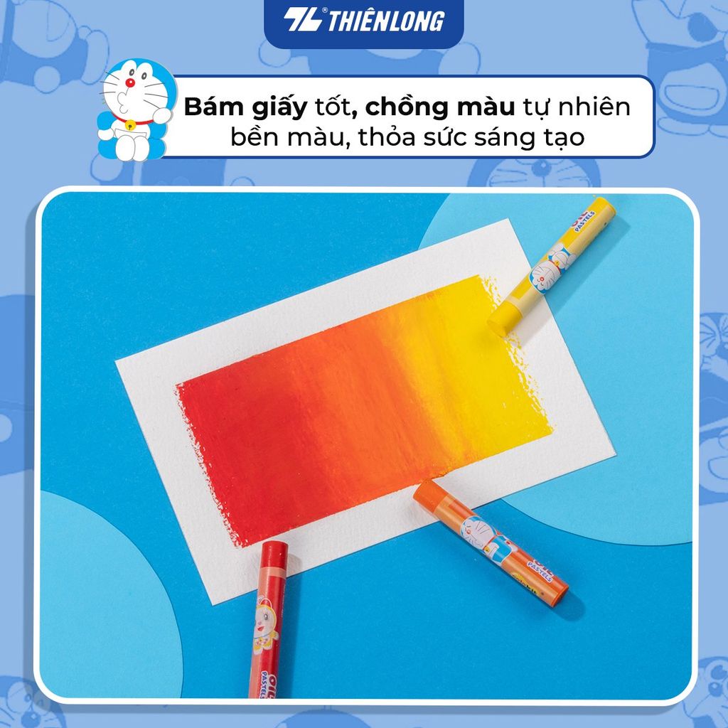 Sáp dầu 12 màu Colokit Doraemon OP-C07/DO