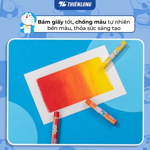 Sáp dầu 12 màu Colokit Doraemon OP-C07/DO