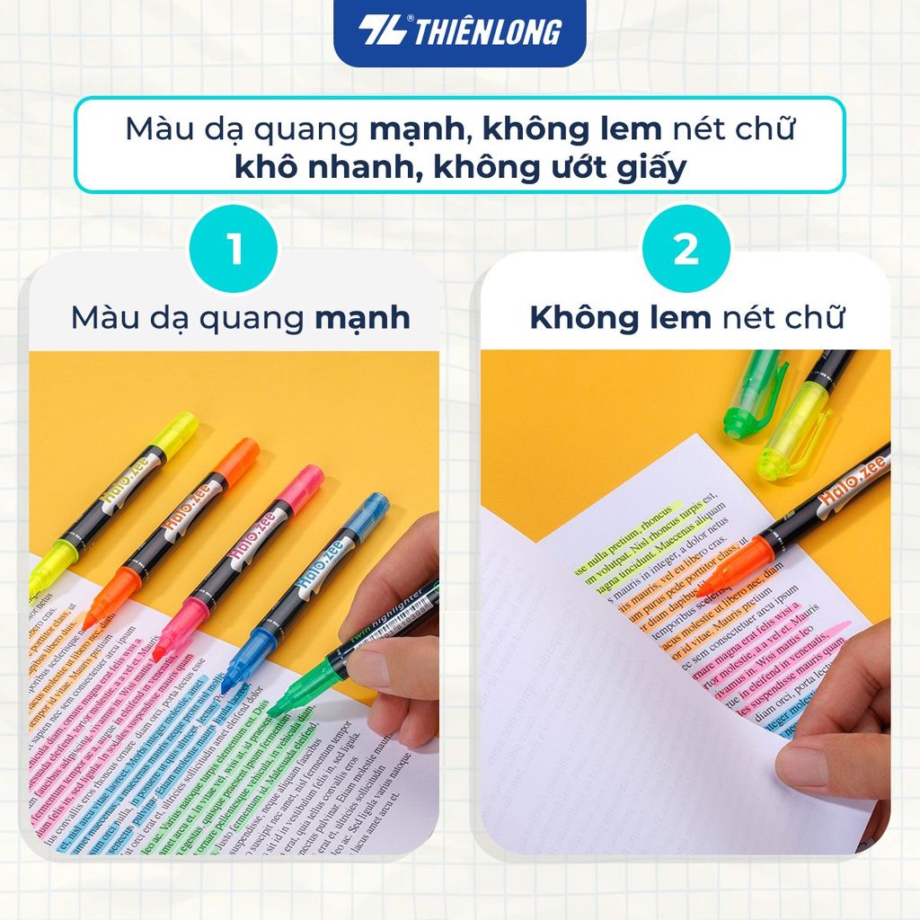 Combo 20 Bút dạ quang Thiên Long HL-03 (FS)