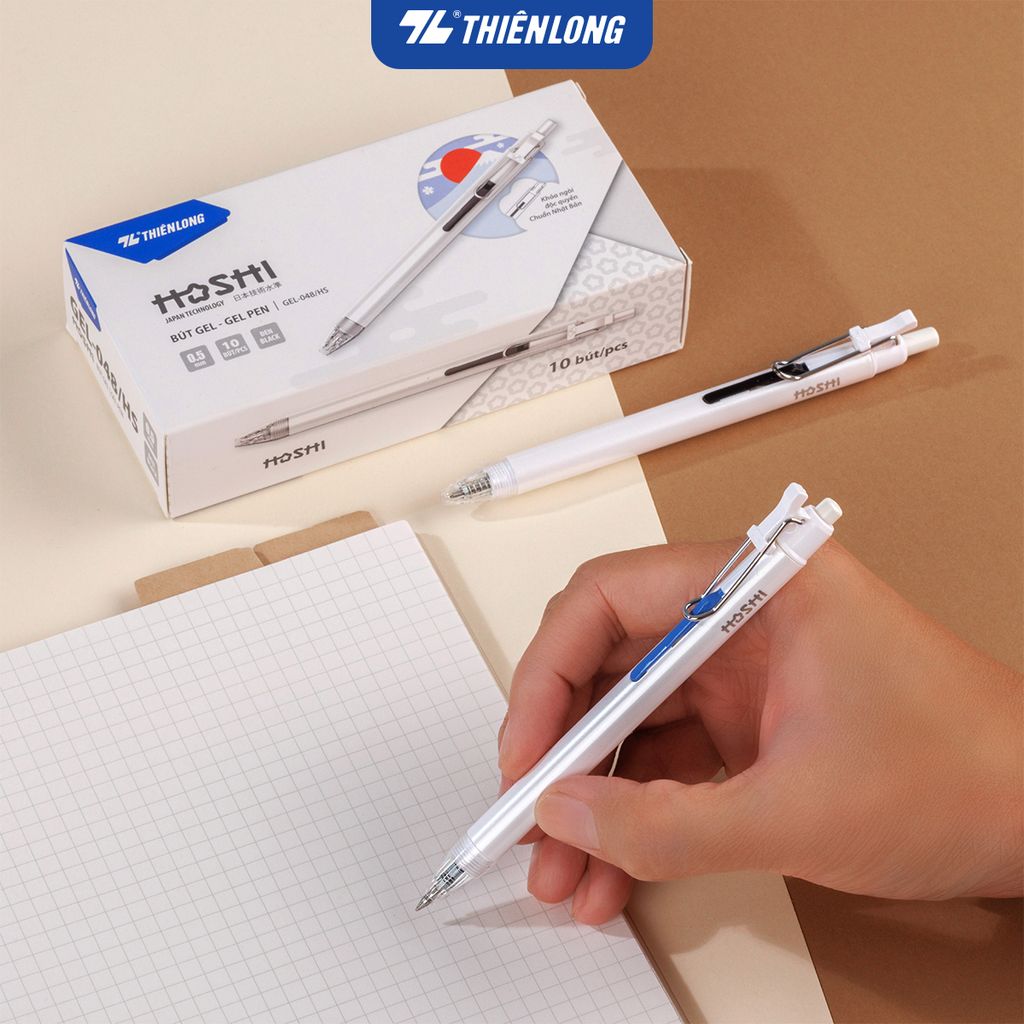 Combo 20 Bút gel Hoshi Thiên Long GEL-048/HS - Công nghệ Nhật Bản