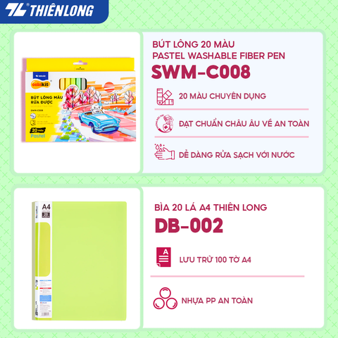 Combo Xanh lá tươi mát 08 món - Bộ dụng cụ học tập gồm Máy tính cầm tay Hot trend, sổ, bút trang trí, gôm, thước, bìa tài liệu