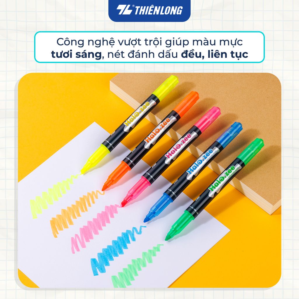 Combo 20 Bút dạ quang Thiên Long HL-03 (FS)