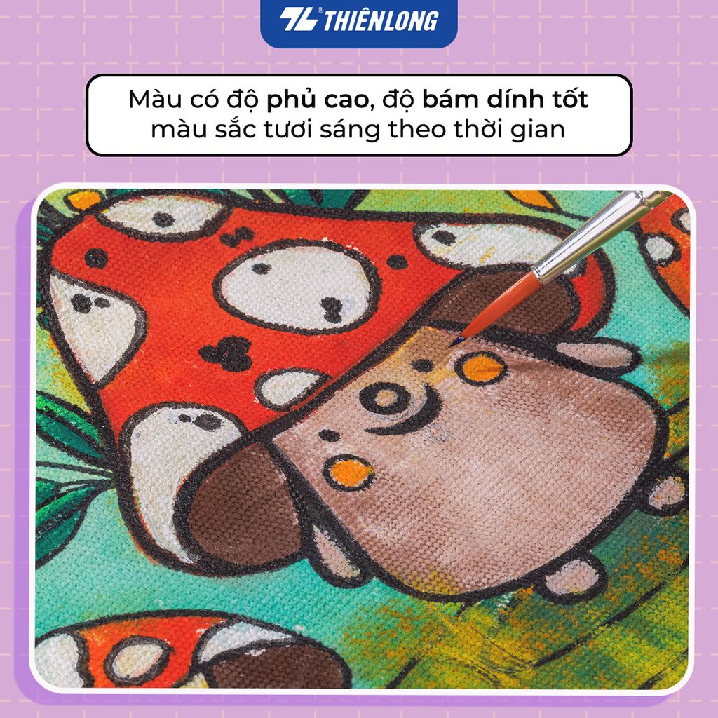 Màu nước Acrylic dạng tuýp 12ml Thiên Long Colokit ACR-C008