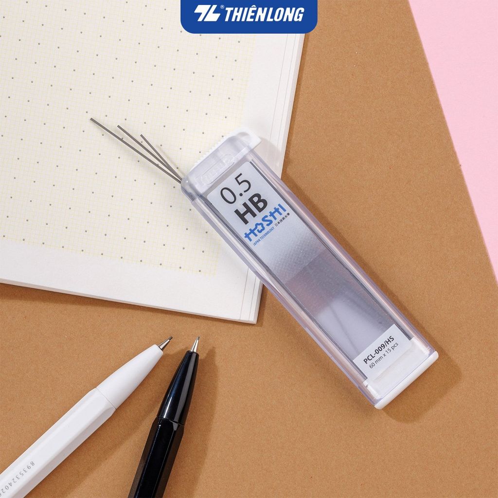 Min chì 0.5mm Hoshi Thiên Long - Công nghệ Nhật Bản