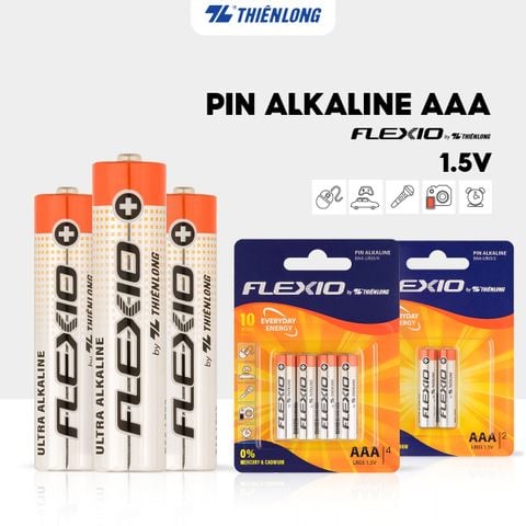 Pin Alkaline AAA Thiên Long Flexio