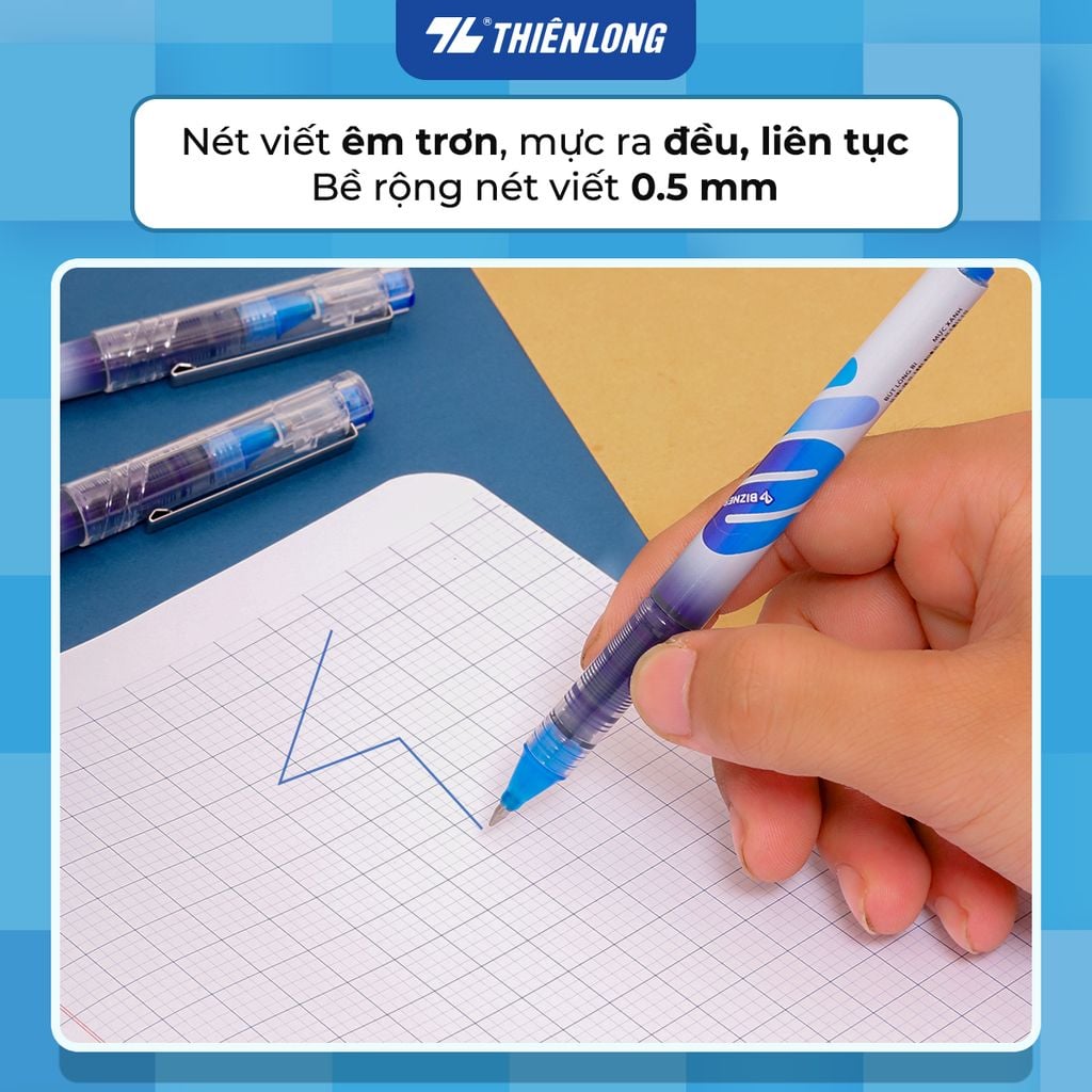 Bút ký tên cao cấp - Rollerball Pen Thiên Long RB-007 - Công nghệ Free Ink System