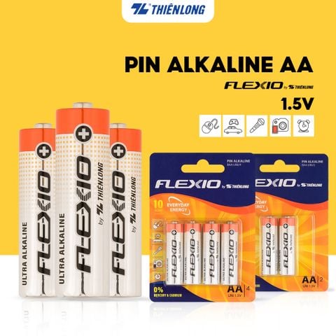 Pin Alkaline AA Thiên Long Flexio