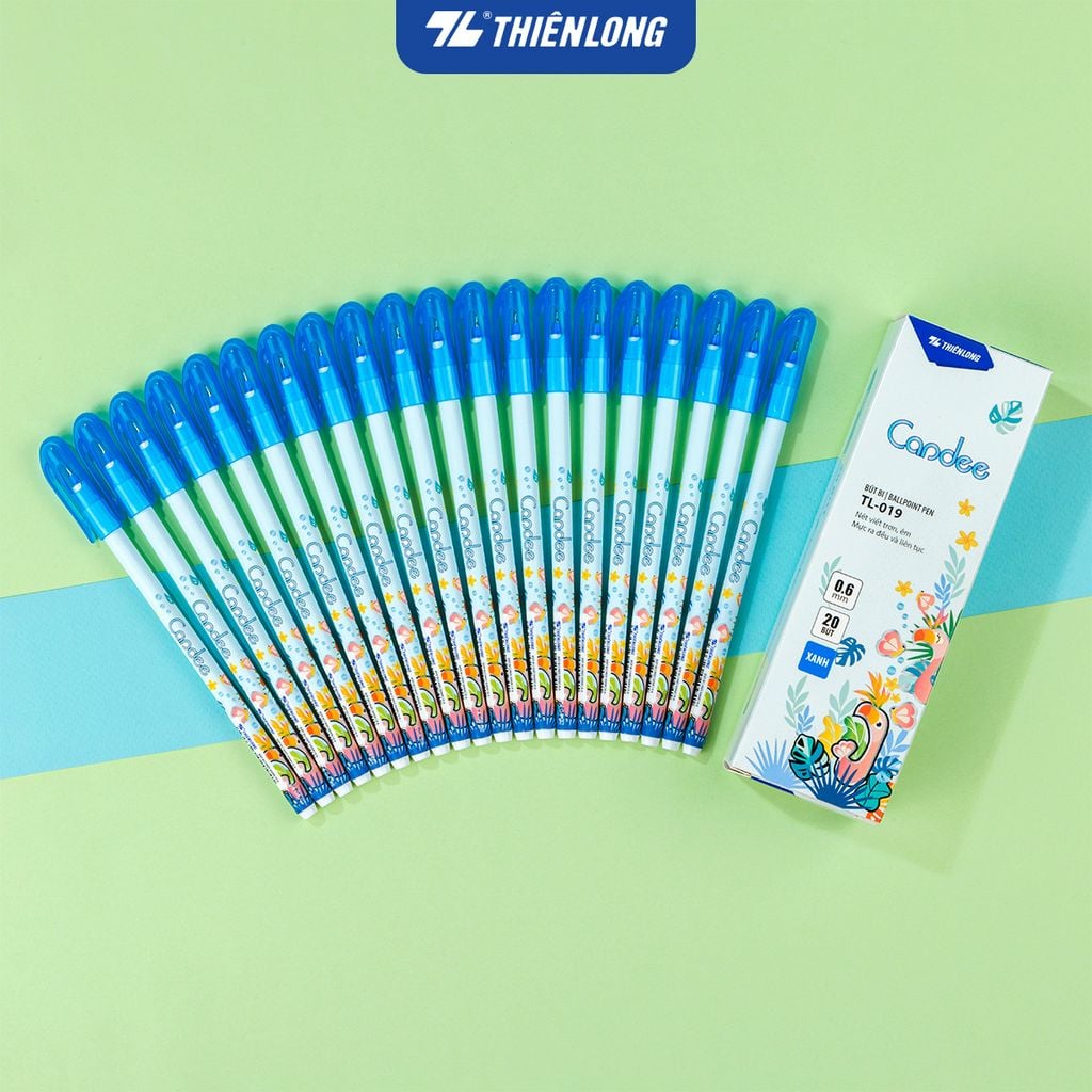Combo 5/10/20 Bút bi - Ballpoint Pen Candee Thiên Long TL-019