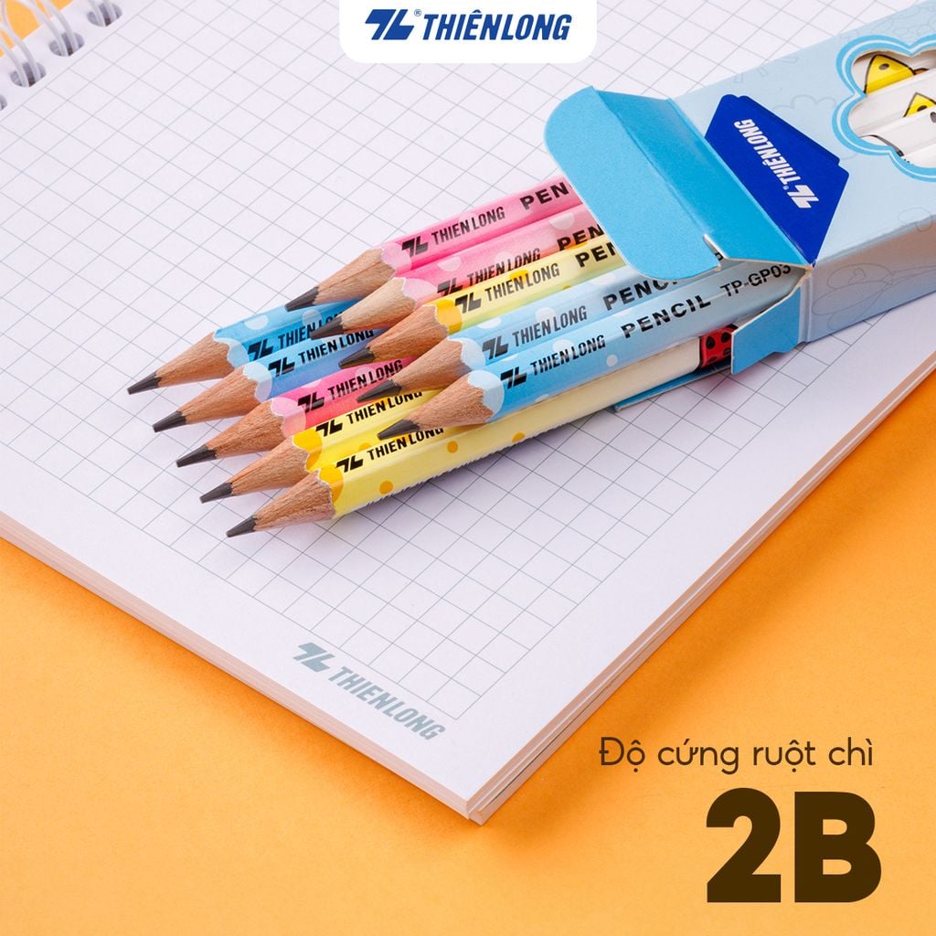 Bút chì gỗ Thiên Long GP-03 màu ngẫu nhiên