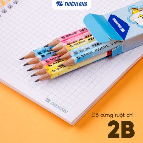 Bút chì gỗ Thiên Long GP-03 màu ngẫu nhiên