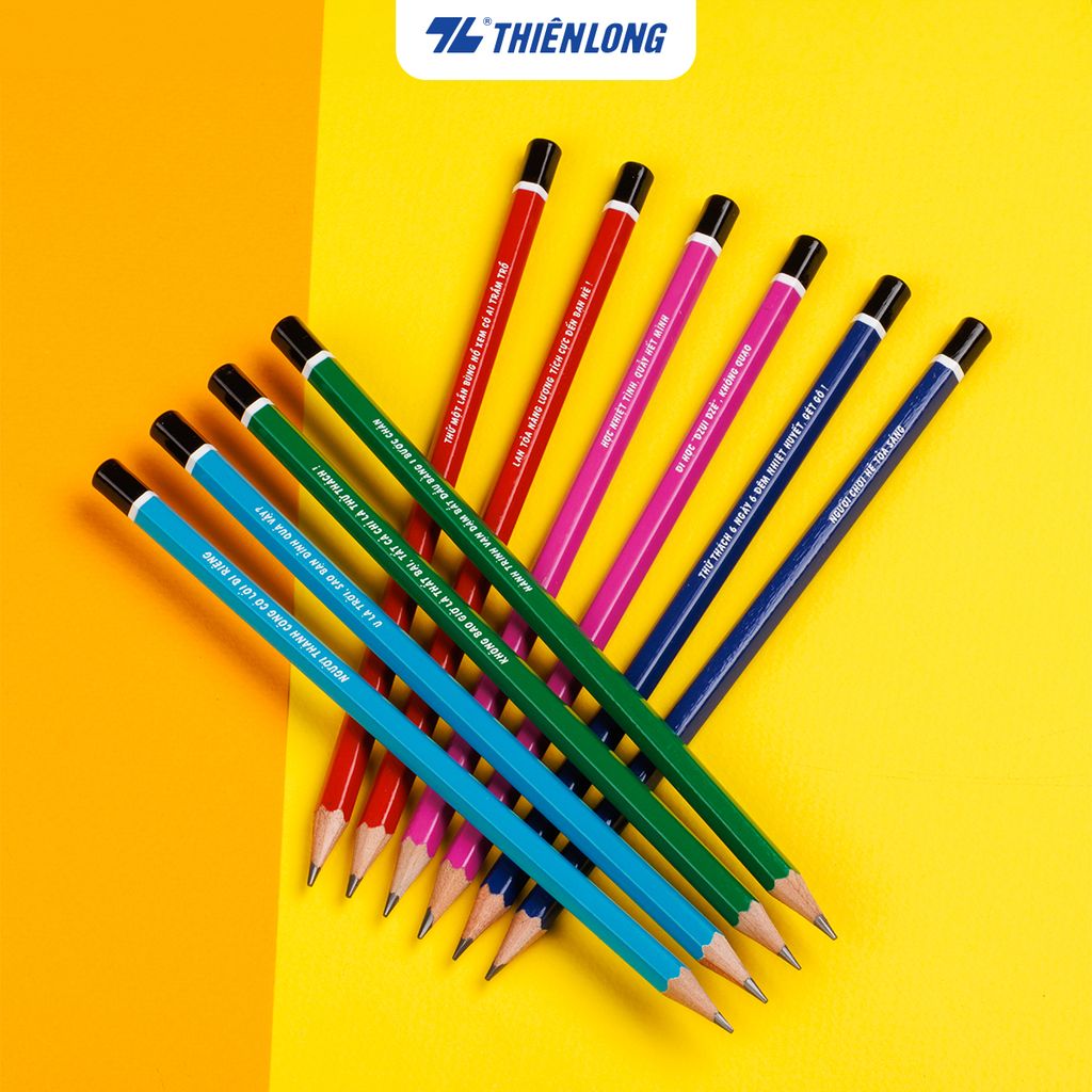 Combo 20 Bút chì gỗ Thiên Long GP-01 - Màu thân ngẫu nhiên