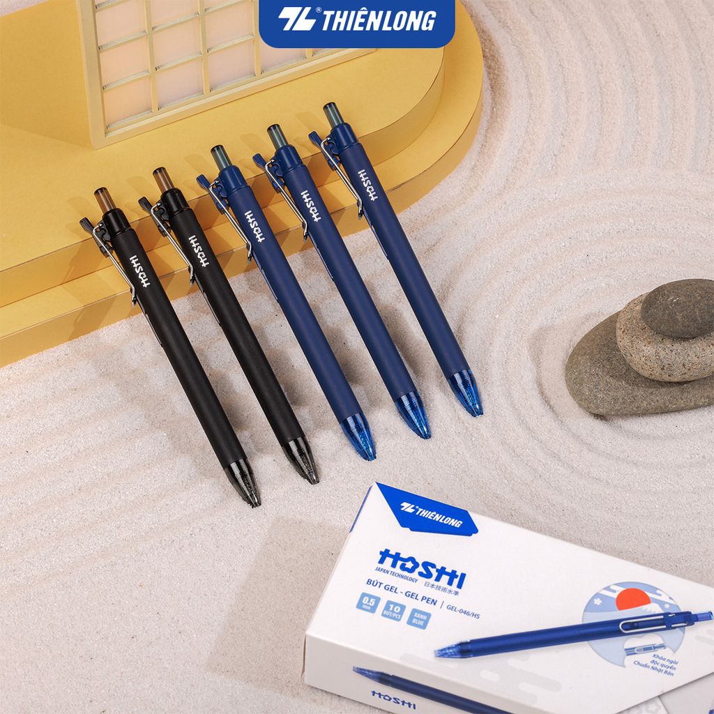 Bút gel Hoshi Thiên Long GEL-046/HS - Công nghệ Nhật Bản