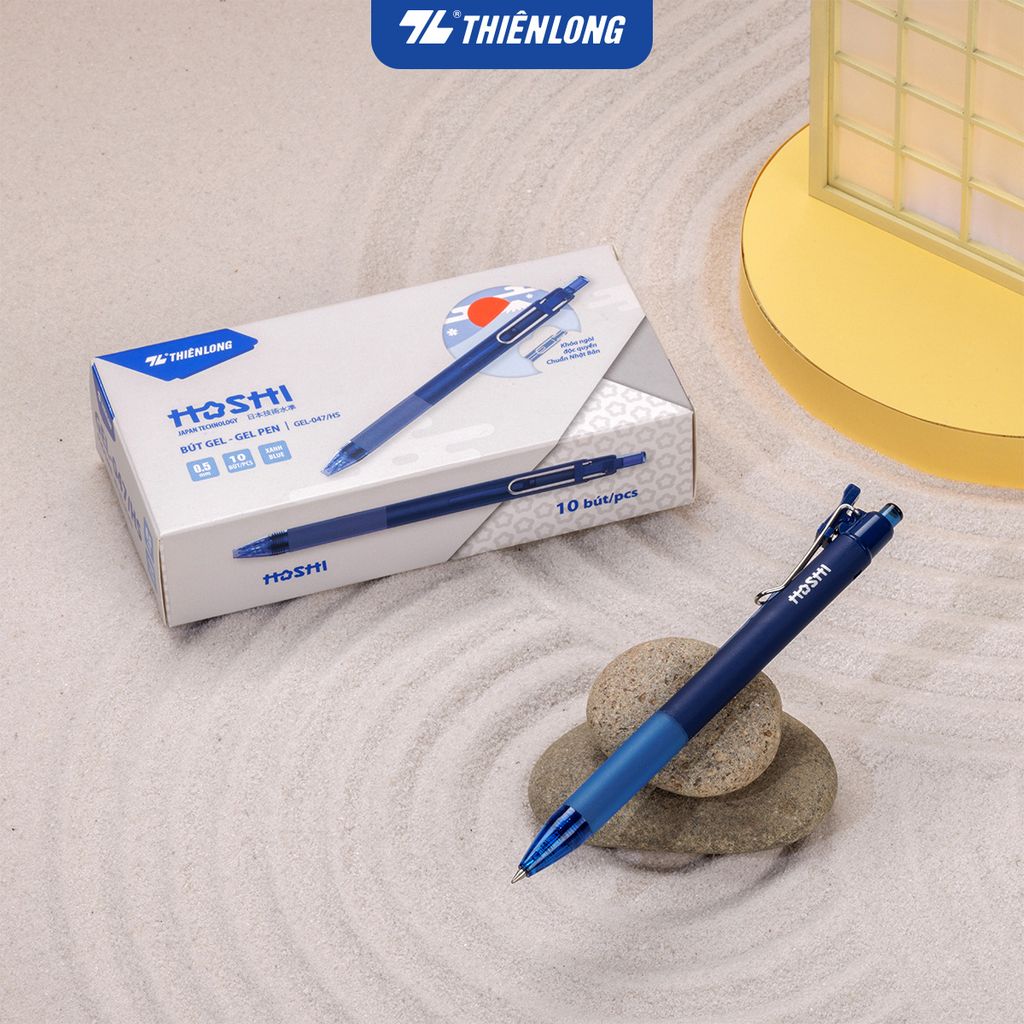 Bút gel Hoshi Thiên Long GEL-047/HS - Công nghệ Nhật Bản