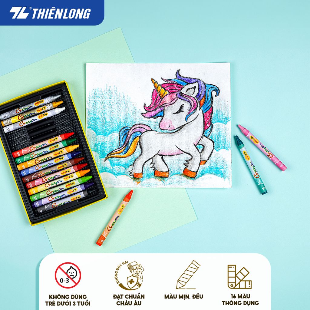 Bút sáp màu Colokit CR-C040