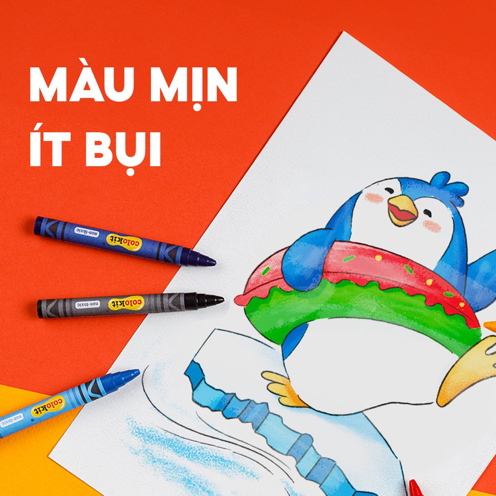 Sáp 24 màu Colokit CR-C09