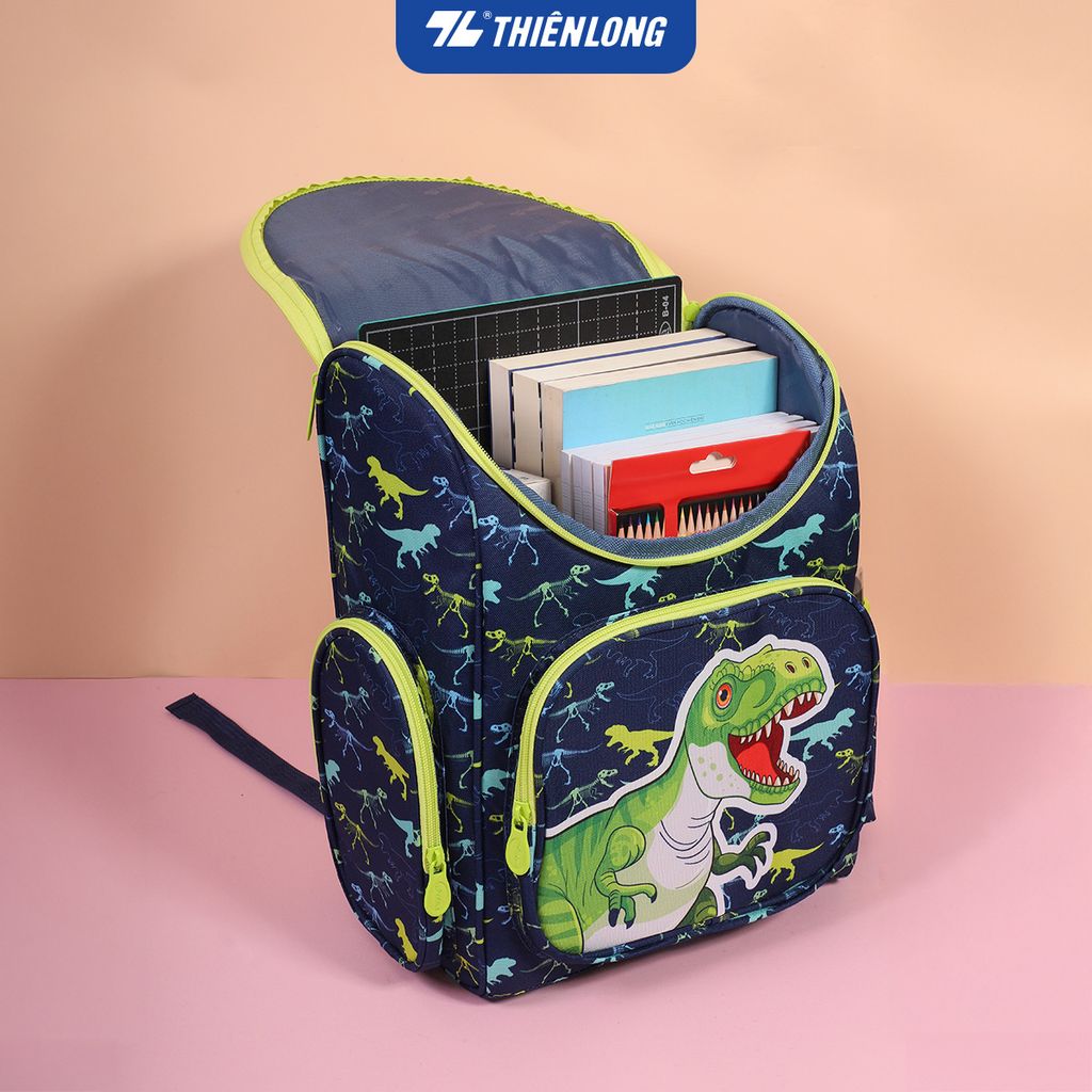 Cặp chống gù - Balo học sinh Thiên Long - Jungle Dino - Glubby