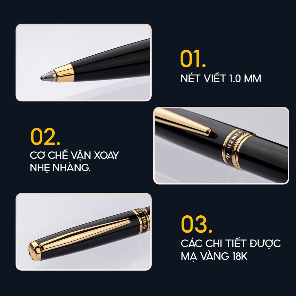 Bút bi cao cấp Bizner BIZ-04